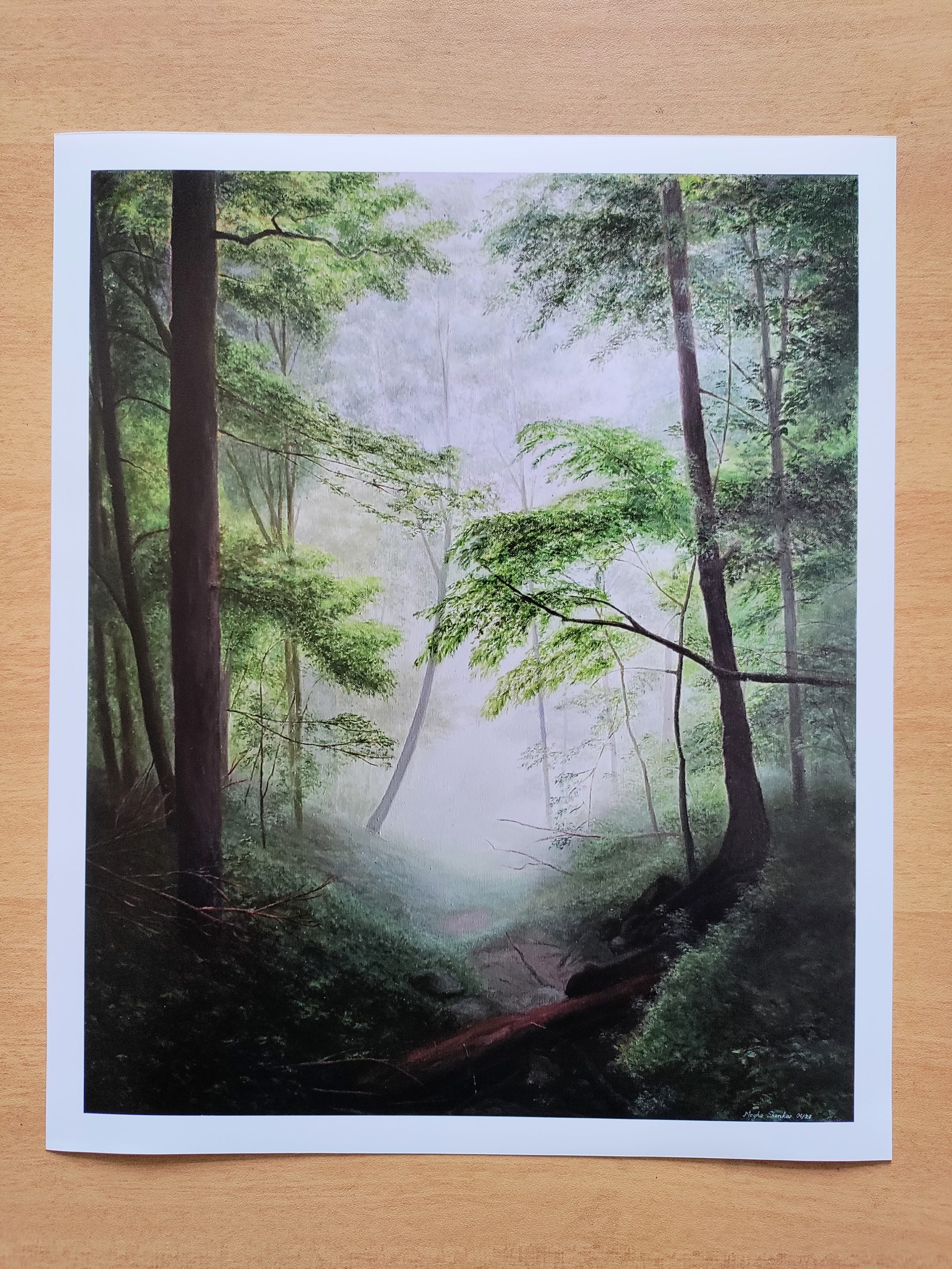 Misty Forest fine art print